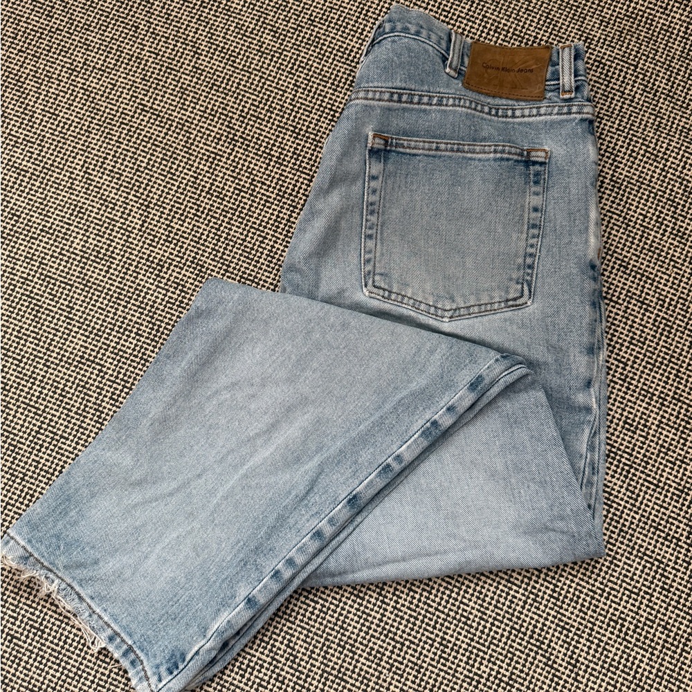 Calvin Klein light wash denim jeans
